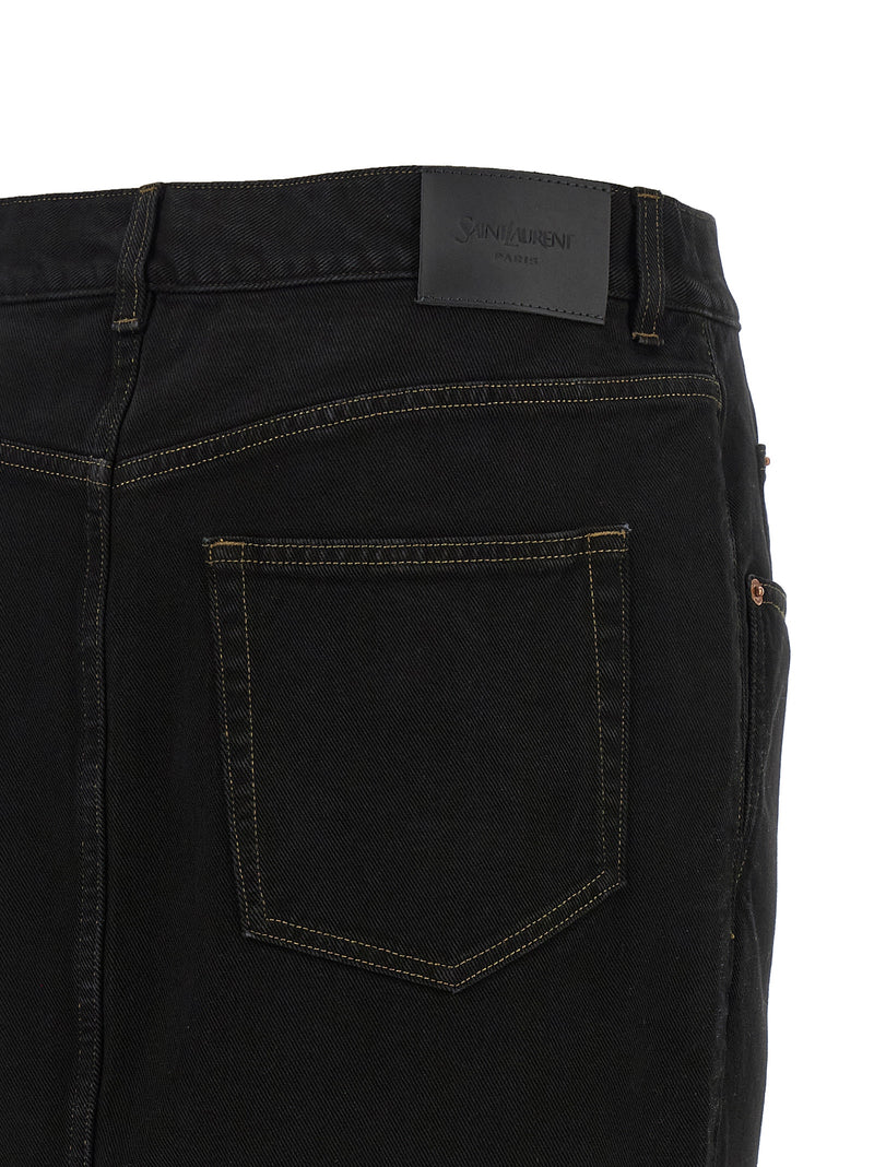 Falda lápiz Saint Laurent