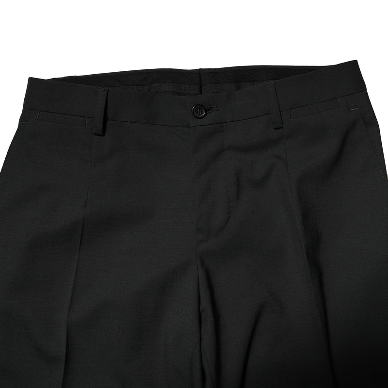 Traje negro de lana de dos piezas con botonadura sencilla Dolce & Gabbana
