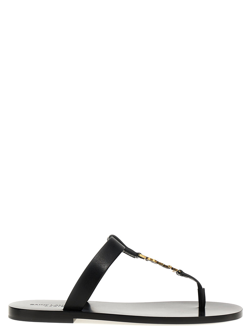 Saint Laurent Cassandre Sandals | Urbalenti™ NYC
