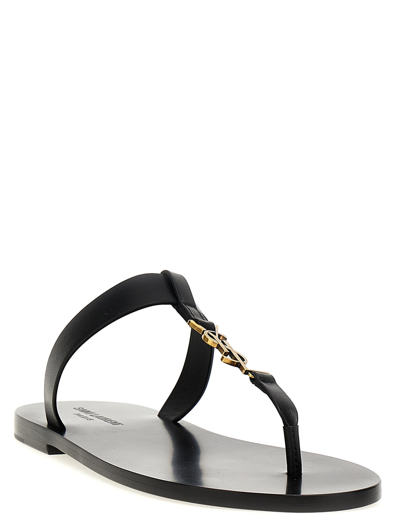 Saint Laurent Cassandre Sandals | Urbalenti™ NYC
