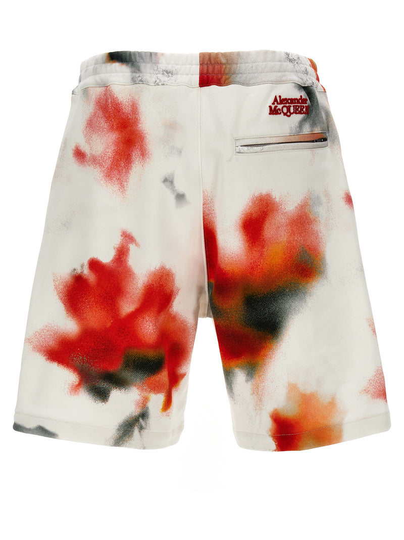Alexander McQueen Obscured Flower Bermuda Shorts | Urb... | Urbalenti™ NYC