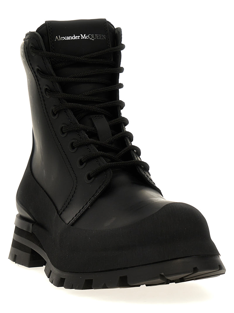 Alexander McQueen Wander Ankle Boots - Leather - Style Q11000 | Urbalent... | Urbalenti™ NYC