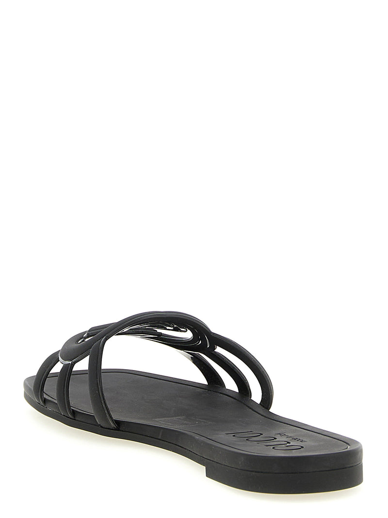 Gucci Incrocio Gg Sandals - Gucci Lido Line