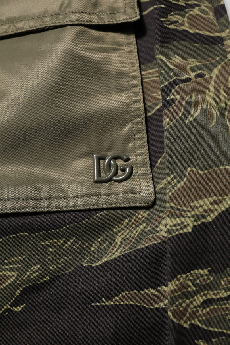 Dolce & Gabbana Multicolor Cargo Camouflage Pants