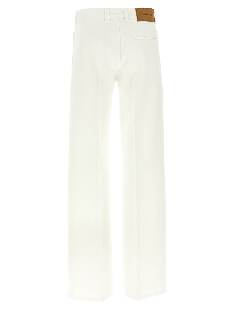 Ferragamo Straight Jeans | Urbalenti™ NYC