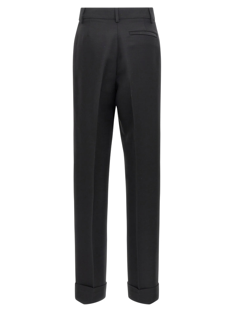 Ferragamo Ferragamo Stretched Pleated Trousers
