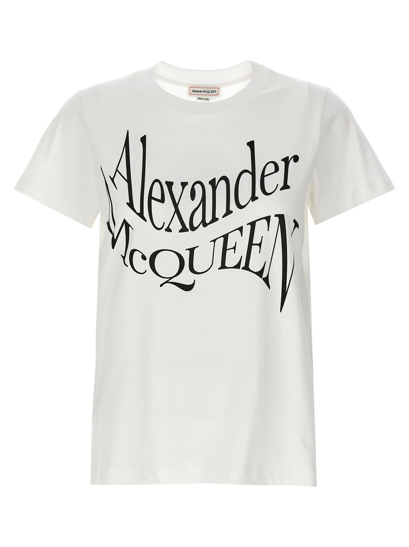 Alexander McQueen Logo Print T-shirt Variant 1 | Urbalenti™ NYC