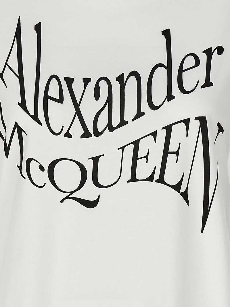Alexander McQueen Logo Print T-shirt Variant 1 | Urbalenti™ NYC