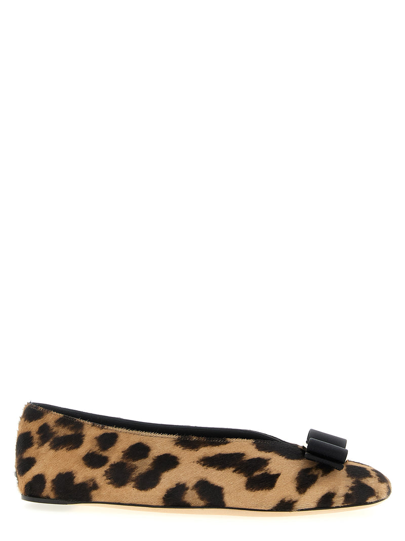 Ferragamo Vanna Ballet Flats - Rubber | Urbalenti™ NYC