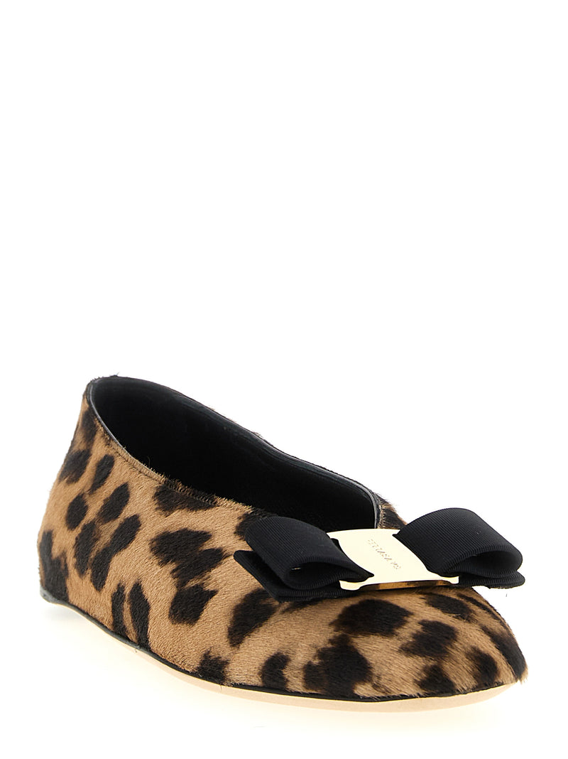 Ferragamo Vanna Ballet Flats - Rubber | Urbalenti™ NYC