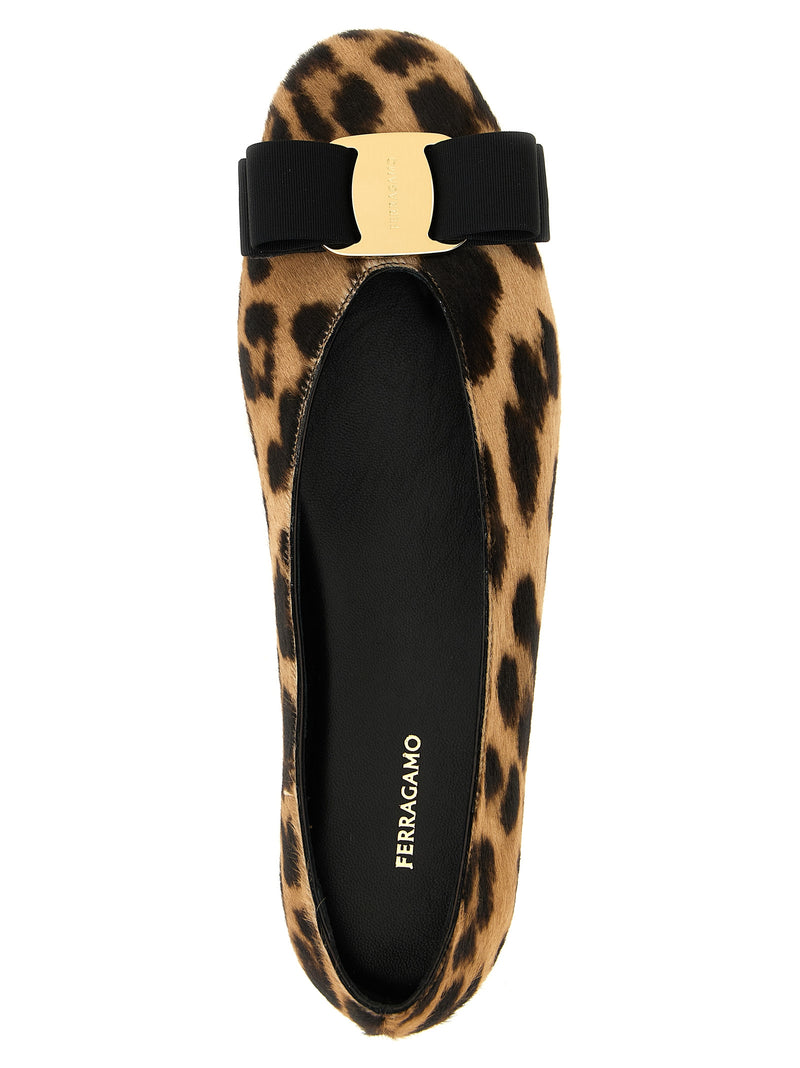 Ferragamo Vanna Ballet Flats - Rubber | Urbalenti™ NYC