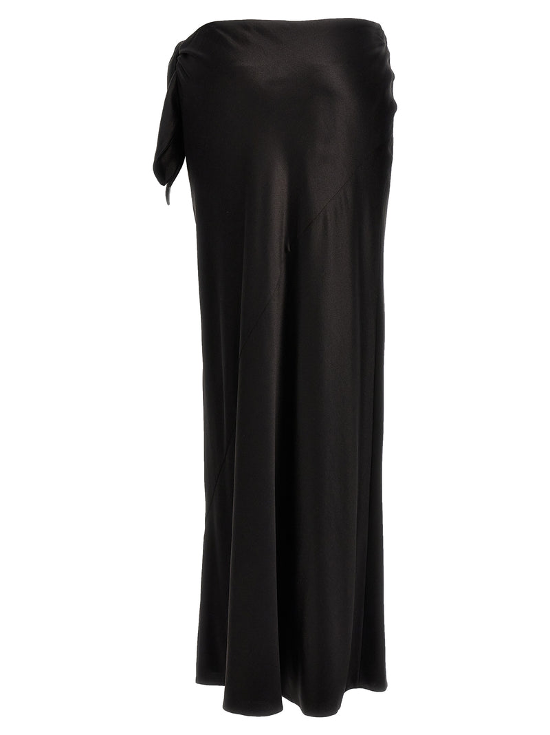 Saint Laurent Knot Maxi Skirt | Urbalenti™ NYC