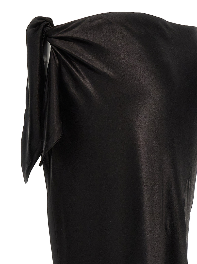 Saint Laurent Knot Maxi Skirt | Urbalenti™ NYC