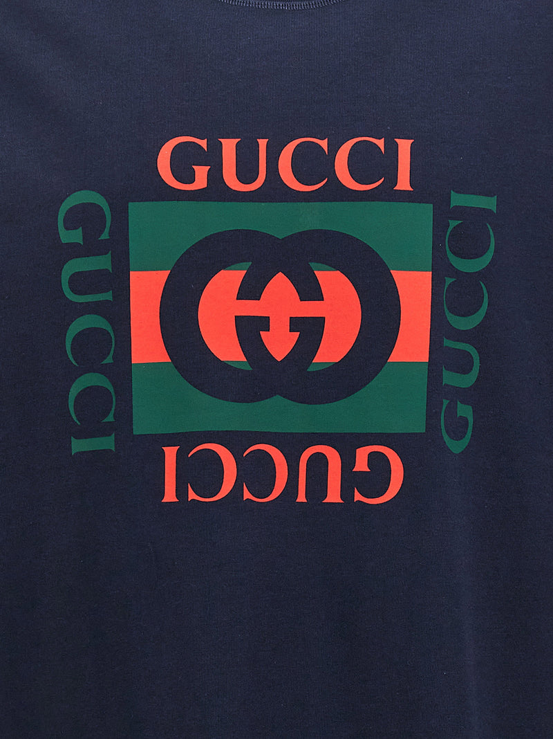 Gucci Gucci Logo Print T-shirt