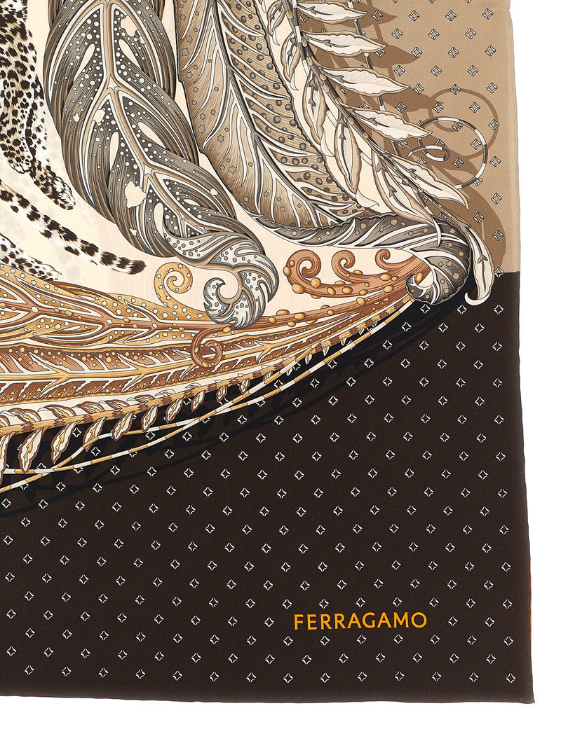 Ferragamo Madras Print Scarf | Urbalenti™ NYC