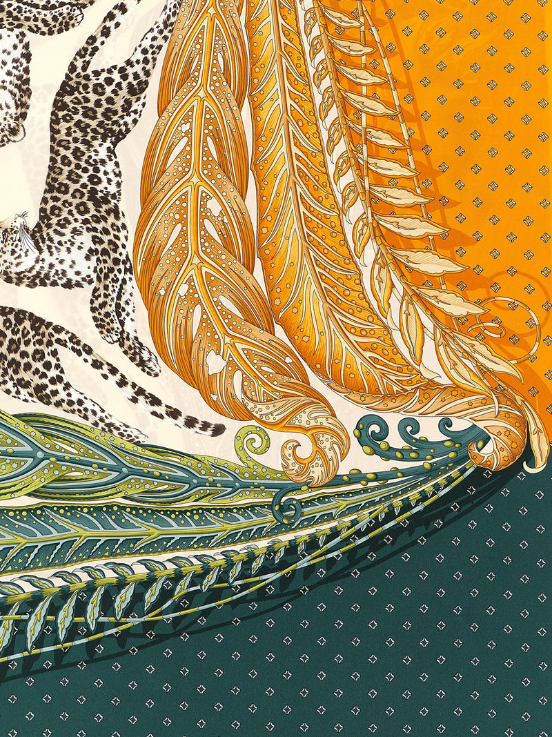 Ferragamo Madras Print Scarf | Urbalenti™ NYC