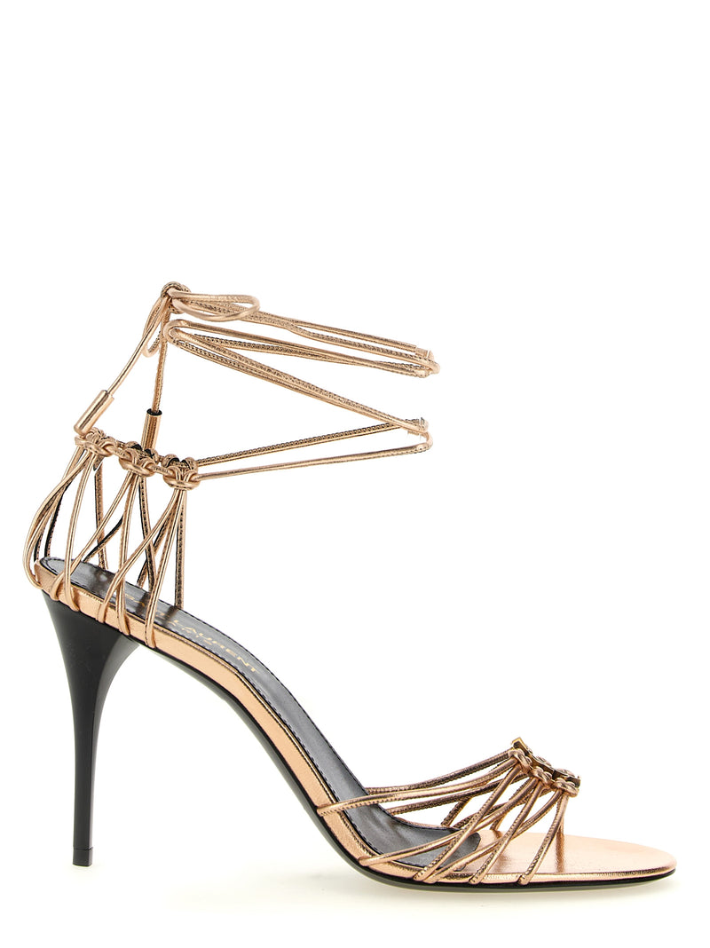 Saint Laurent Babylone Sandals | Urbalenti™ NYC