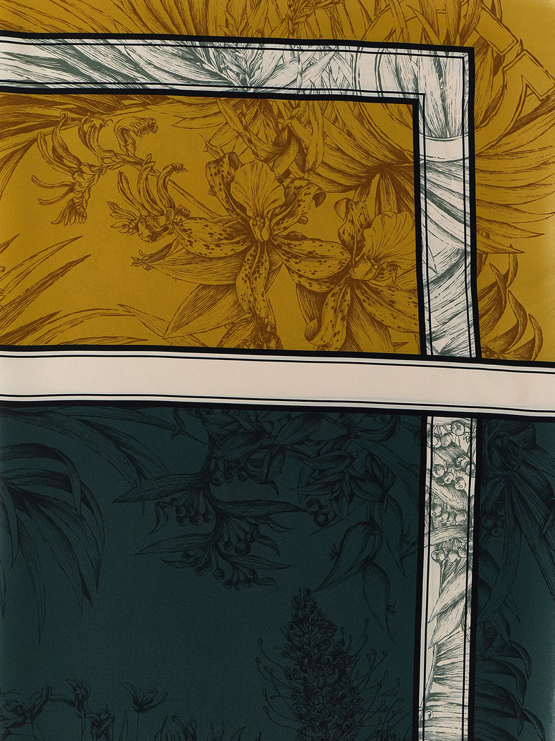 Ferragamo Ferragamo Gravure Print Scarf