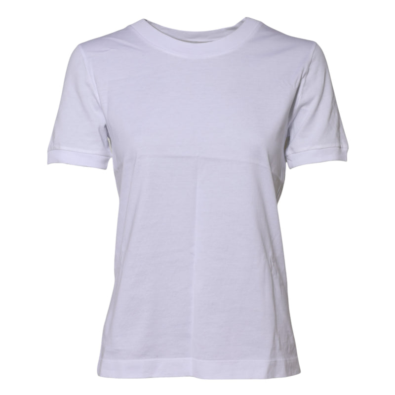 Camiseta Dolce & Gabbana blanca de algodón, de cuello redondo y manga corta