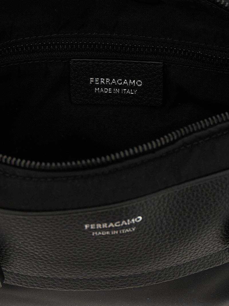 Ferragamo Twins Nylon Crossbody Bag | Urbalenti™ NYC