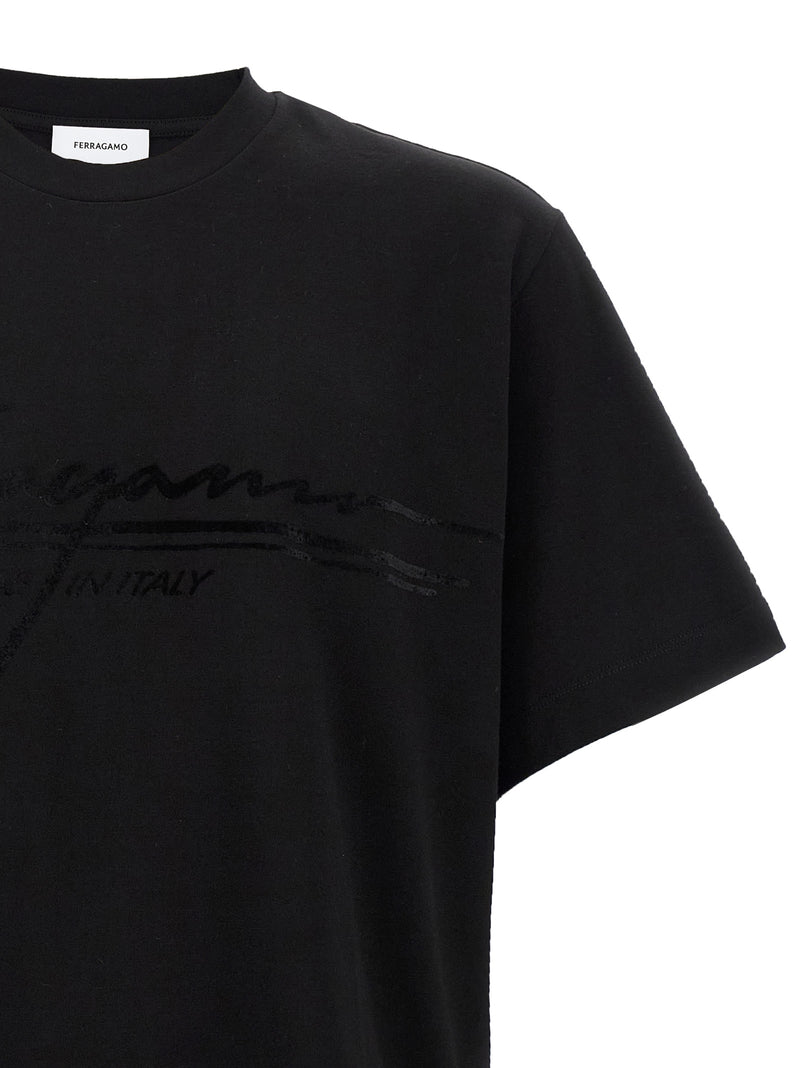 Ferragamo Firma T-shirt | Urbalenti™ NYC
