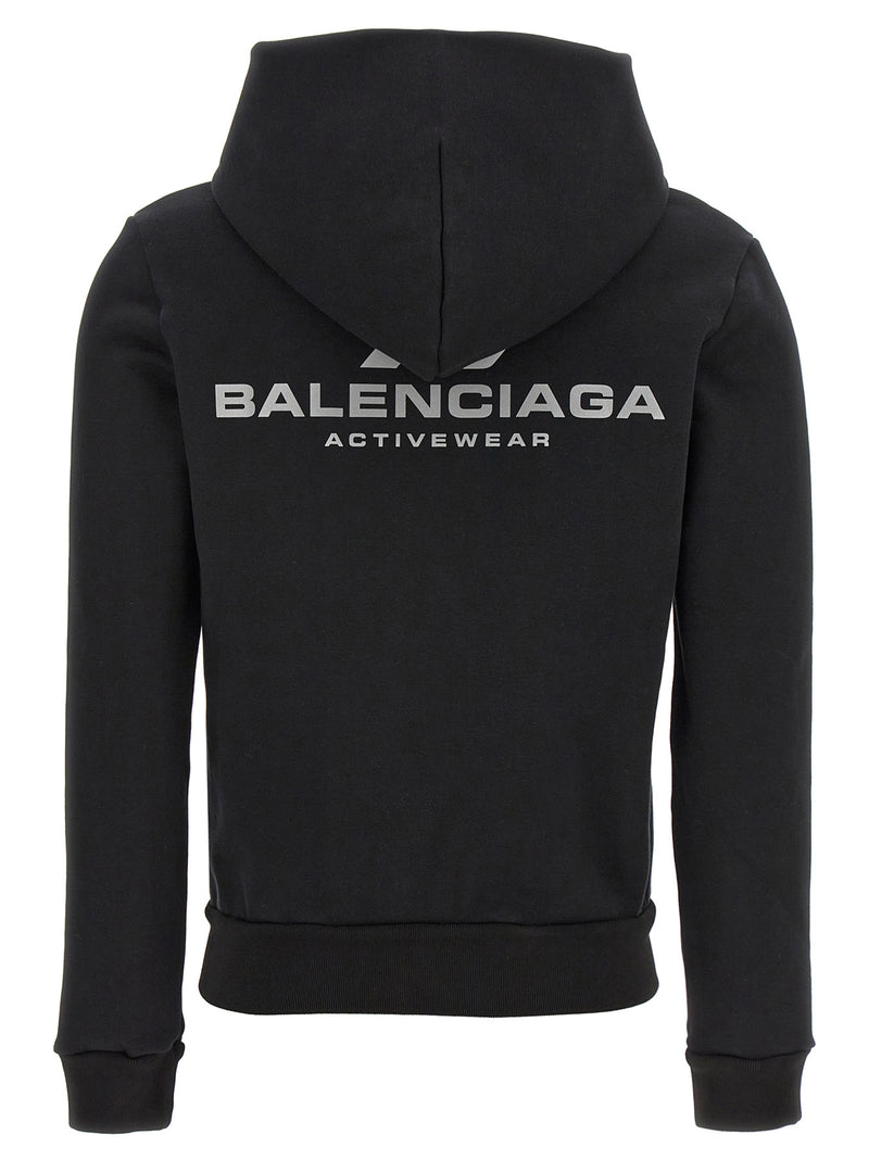 Balenciaga Balenciaga Logo Print Hoodie