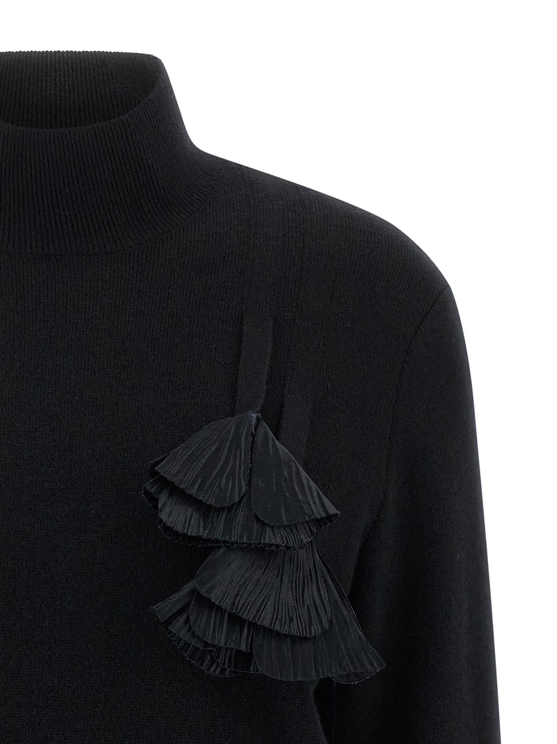 Ferragamo Floral Insert Sweater | Urbalenti™ NYC