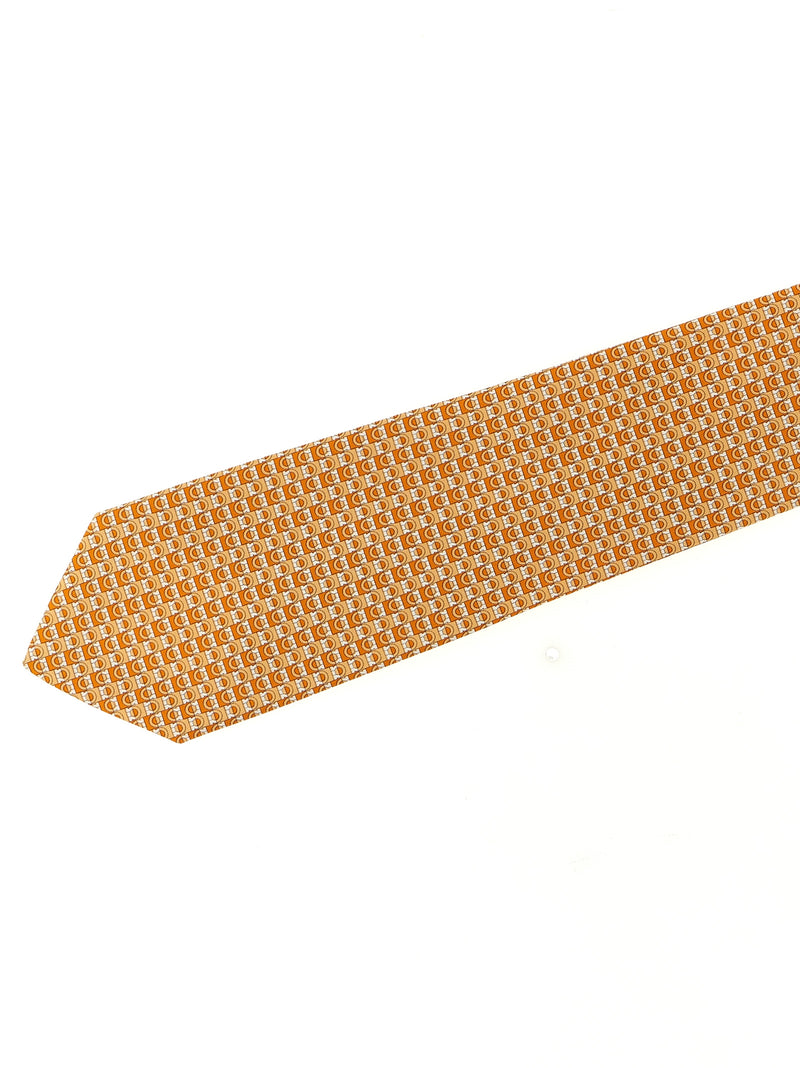 Ferragamo Gancini Print Tie | Urbalenti™ NYC