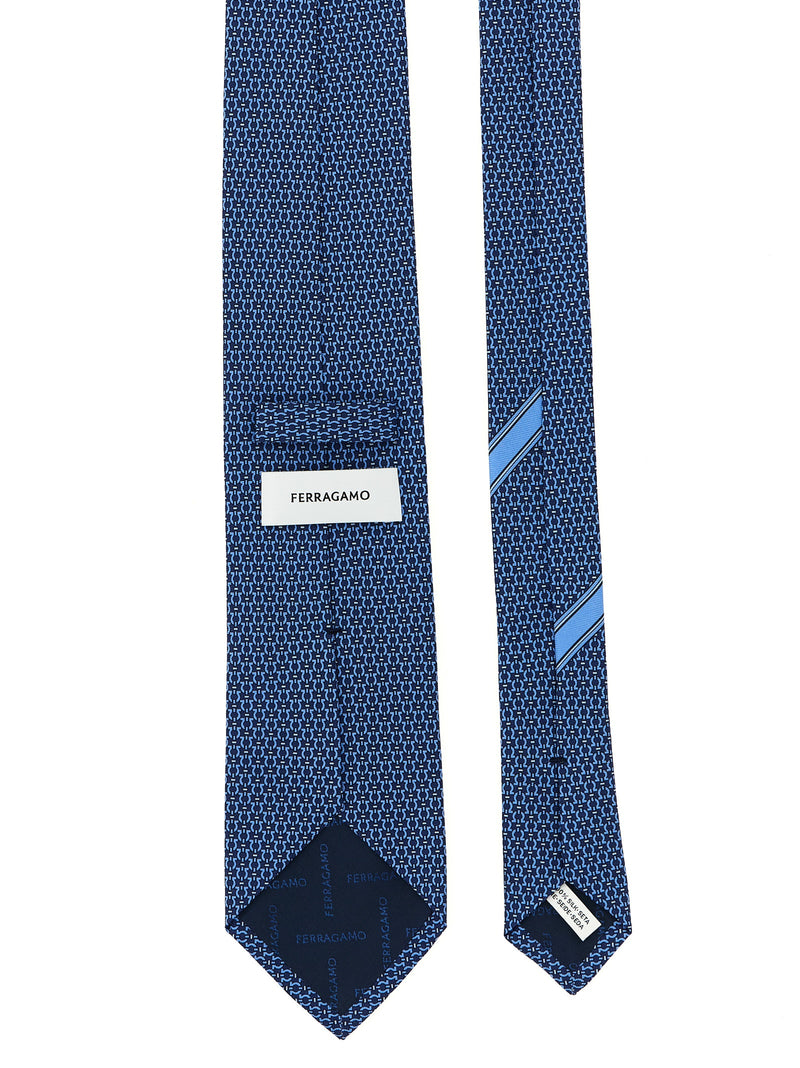 Ferragamo Gancini Print Tie - Silk Print - Style USCURO | Urbalenti | Ur... | Urbalenti™ NYC