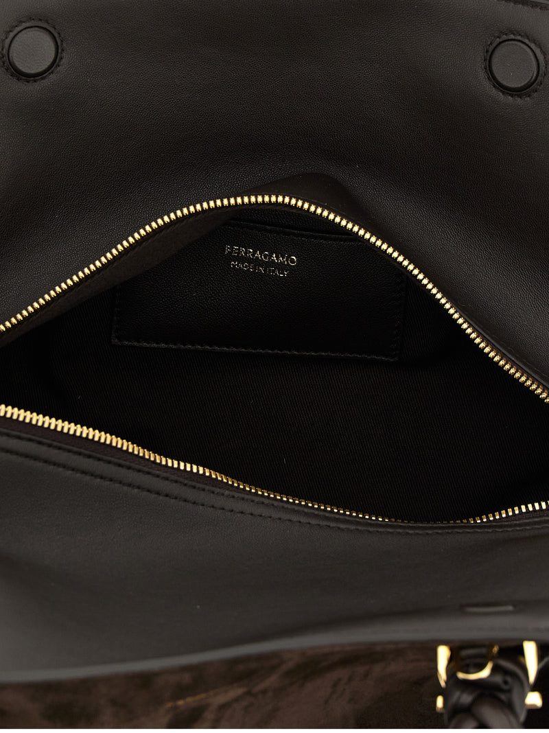 Ferragamo Scarf Th S Handbag - Leather | Urbalenti™ NYC