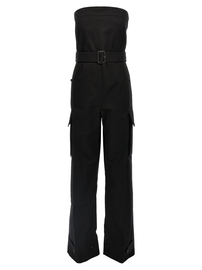 Saint Laurent Cassandre Bustier Jumpsuit | Urbalenti™ NYC