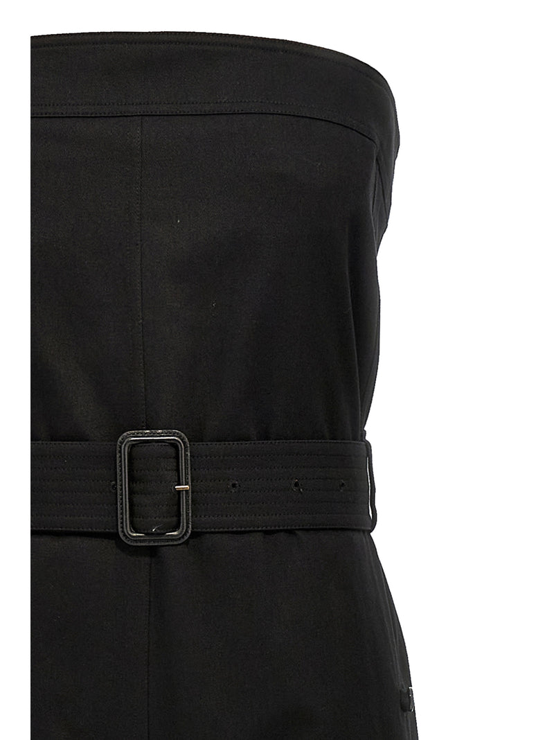 Saint Laurent Cassandre Bustier Jumpsuit | Urbalenti™ NYC