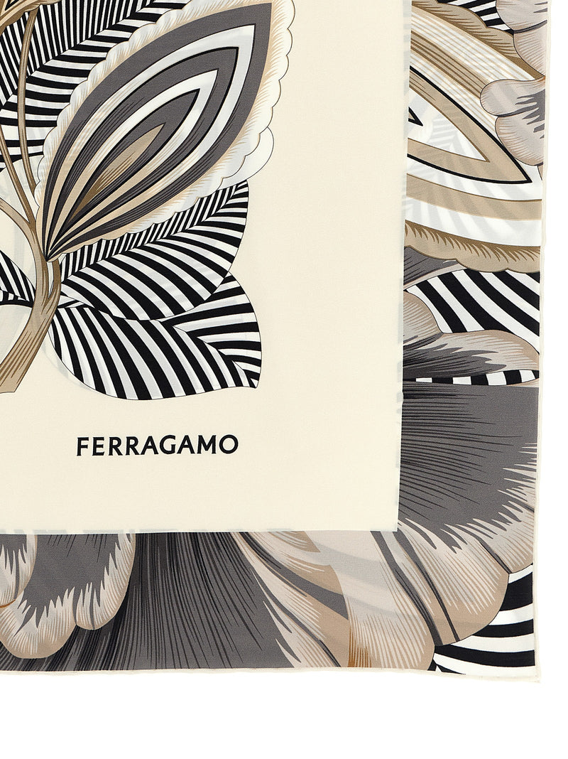 Ferragamo Brezza Print Scarf - Silk Print - Style IONERO | Urbalenti™ NYC