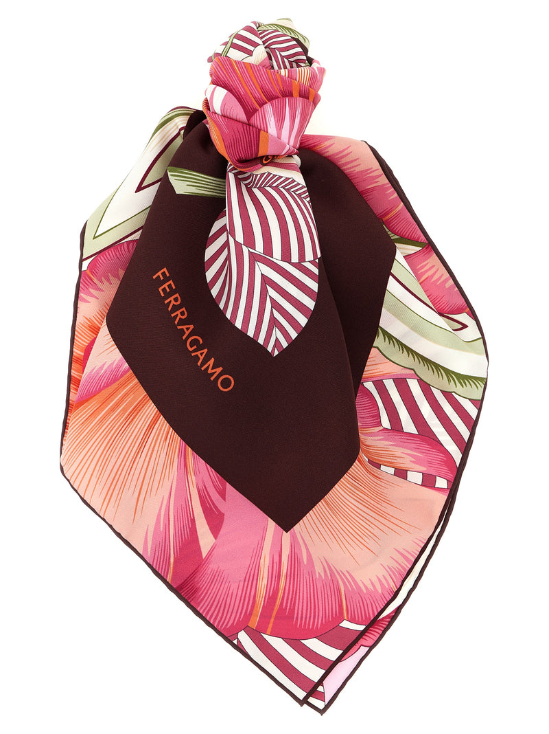 Ferragamo Ferragamo Brezza Print Scarf