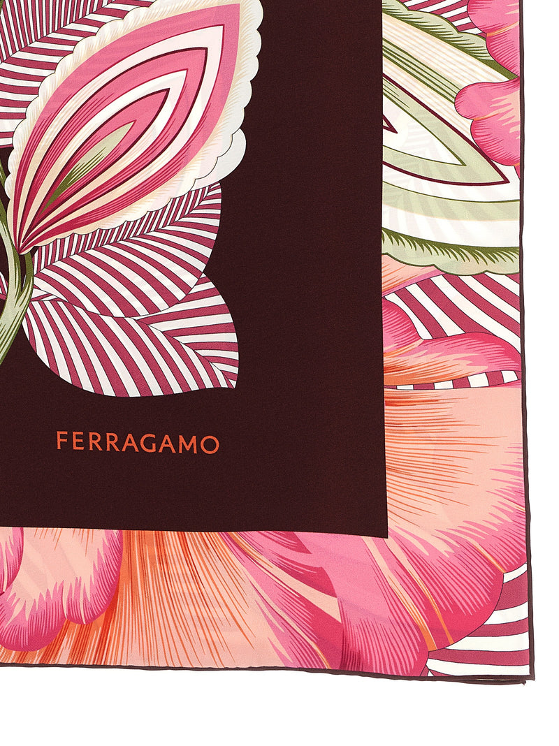 Ferragamo Ferragamo Brezza Print Scarf