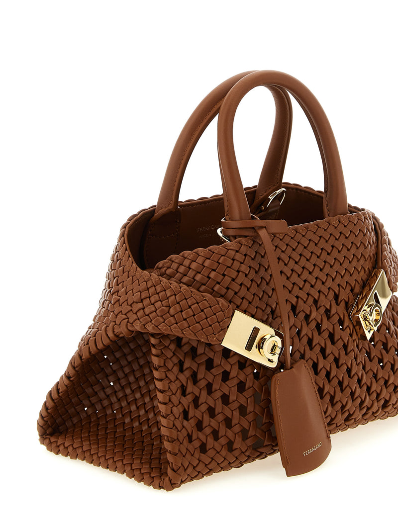Ferragamo Hug Mini Handbag - Leather - Style 01NATURALE | Urbalenti | Ur... | Urbalenti™ NYC