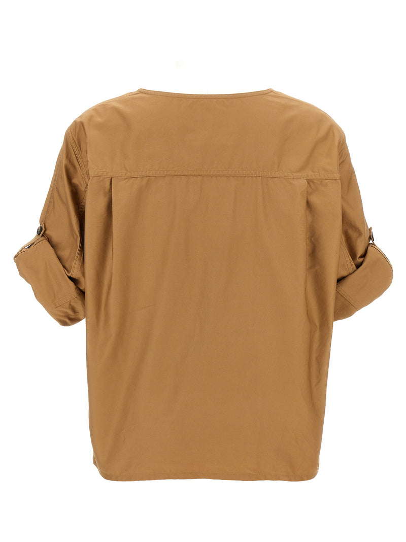 Saint Laurent Twill Blouse | Urbalenti™ NYC