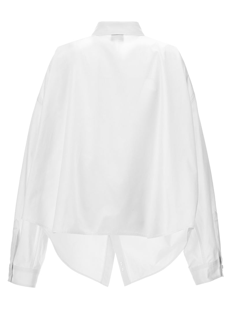 Balenciaga Balenciaga Asymmetric Shirt With Logo Embroidery