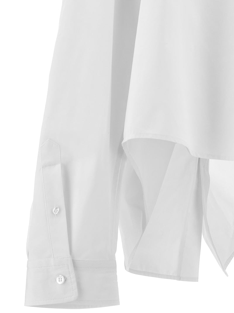 Balenciaga Balenciaga Asymmetric Shirt With Logo Embroidery