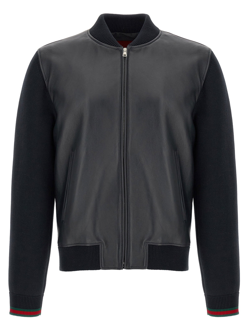 Gucci Gucci Bomber Jacket With Tassel And Sweater