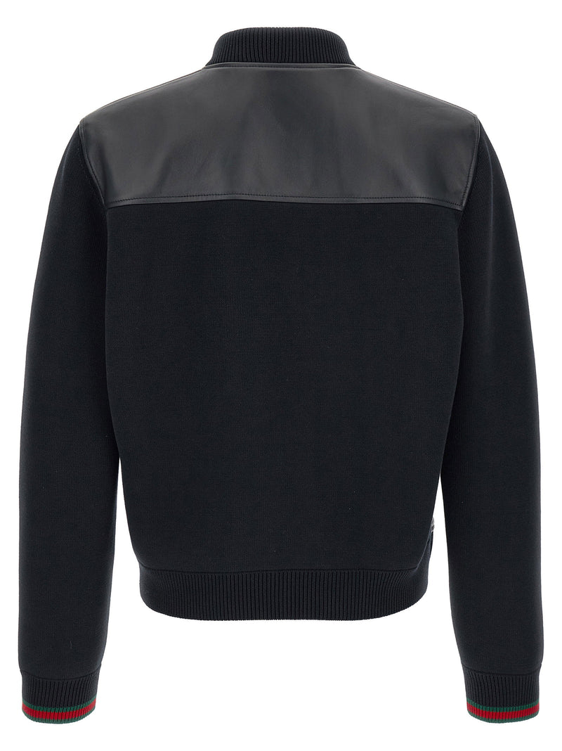 Gucci Gucci Bomber Jacket With Tassel And Sweater