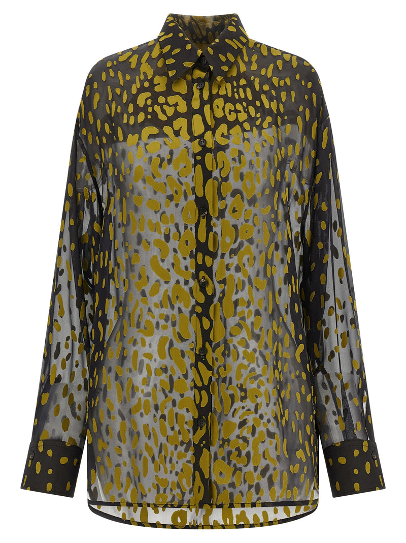 Ferragamo Ferragamo Georgette Devoré Shirt