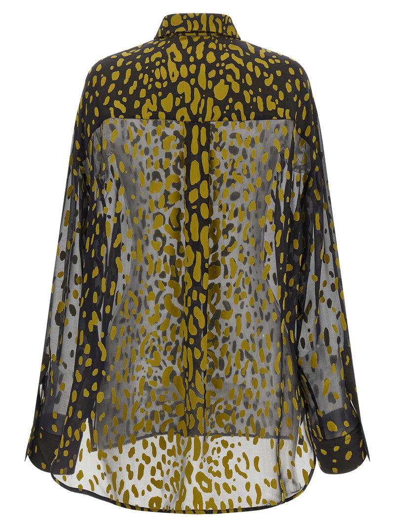 Ferragamo Ferragamo Georgette Devoré Shirt