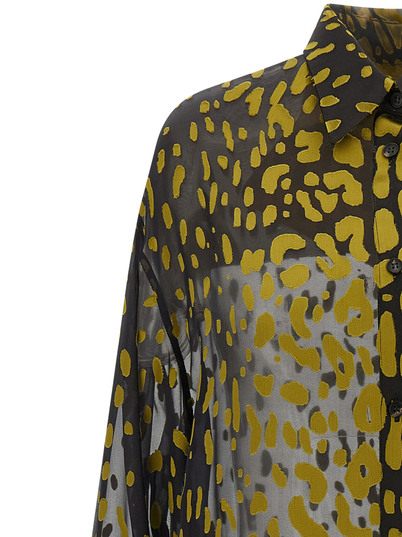 Ferragamo Ferragamo Georgette Devoré Shirt