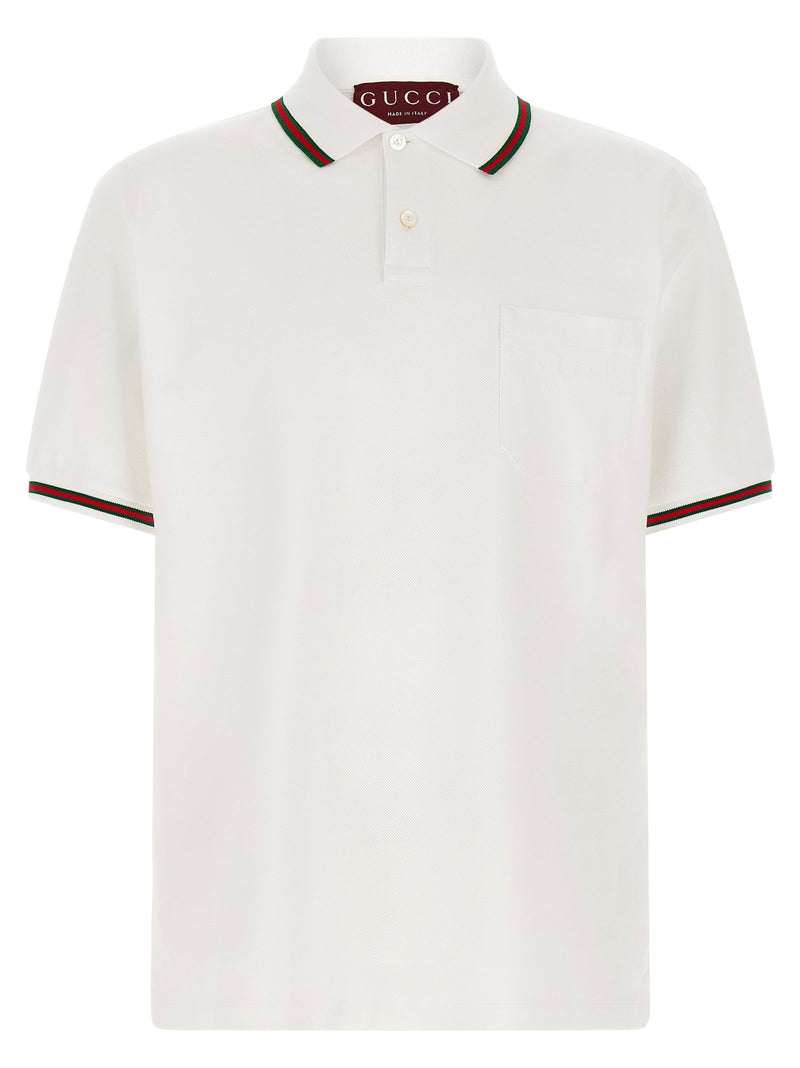 Gucci Gucci Nastro Web Polo Shirt