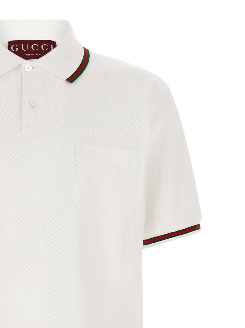 Gucci Gucci Nastro Web Polo Shirt