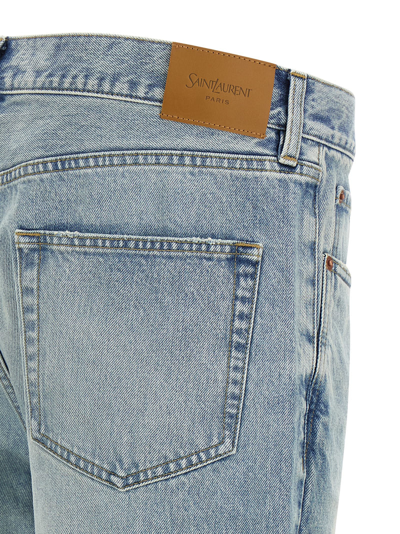 Saint Laurent Wide Leg Jeans | Urbalenti™ NYC