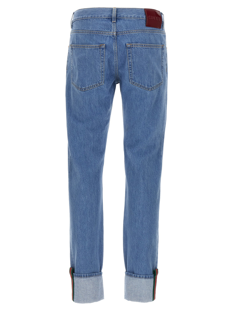 Gucci Turn Up Jeans | Urbalenti™ NYC