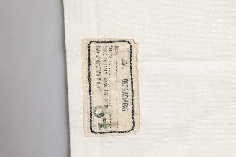 T-shirt blanc en coton à col rond « Love Peace » pour homme Dolce & Gabbana