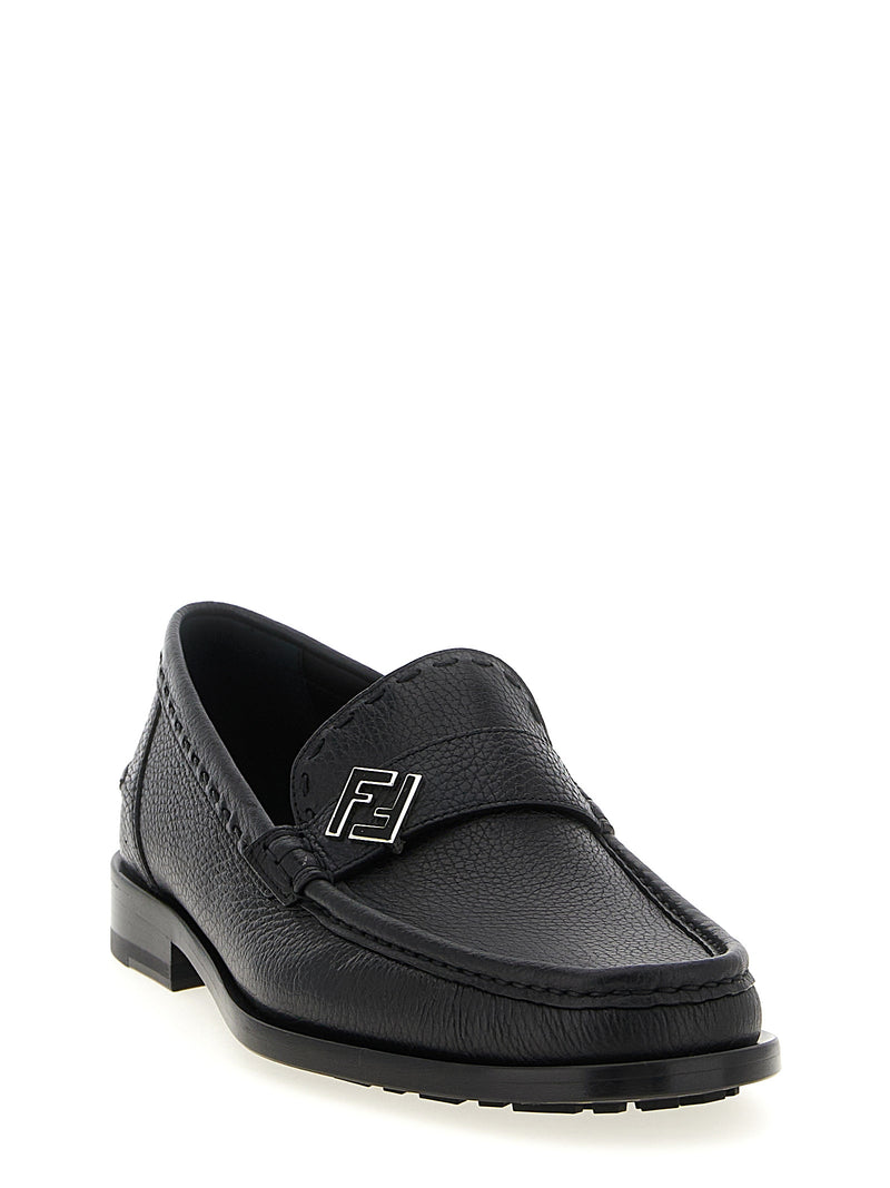 Fendi Fendi Ff Metal Loafers